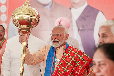 PM Modi campaigns in Punjab